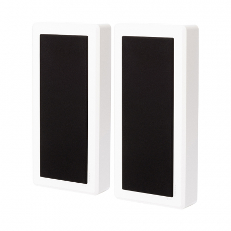 2-pack DLS Flatbox M-One on-wall, mattvitt i gruppen Hjemmestereo / Højttalere / Vægmonterede højttalere hos BRL Electronics (SETHMONEWX2)