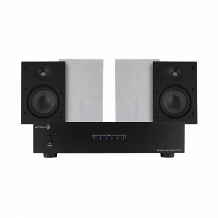 Dayton Audio MA1240 & 2 par System One IW690 indbygningshøjttalere i gruppen Pakkeløsninger / Pakker til hjemmet / Multiroompakker hos BRL Electronics (SETIW690PKT6)