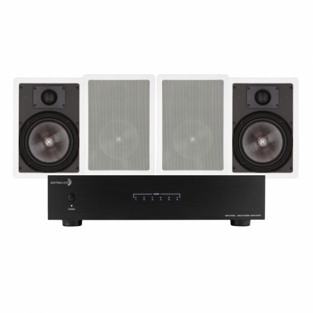 Dayton Audio MA1240a & 2 par Magnat IW810 indbygningshøjttalere i gruppen Pakkeløsninger / Pakker til hjemmet / Multiroompakker hos BRL (SETIW810PKT1)