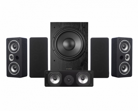 Dynavoice Magic LCR-4 EX v3 högtalarpaket 5.1 med MW10, svart i gruppen Pakkeløsninger / Pakker til hjemmet / Højttalerpakker hos BRL (SETLCR4PKT2)