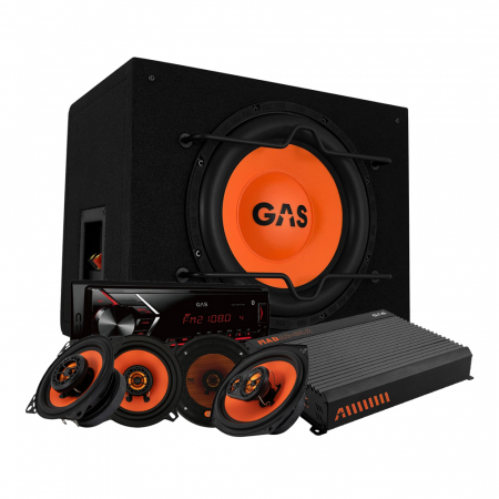 GAS MAD B1-110 med GMA152BTR, MAD X1-højttalere & MAD A2-85.2 i gruppen Pakkeløsninger / Pakker til bilen / Komplett Pakke hos BRL Electronics (SETMADB1110PKT4)