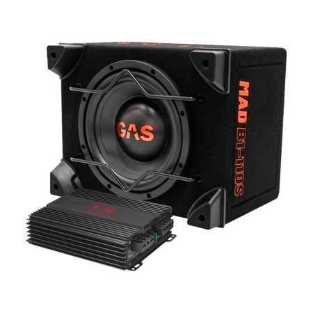 GAS MAD B1-110S med RA500W, 1x10 tommers baspakke i gruppen Pakkeløsninger / Pakker til bilen / Baspakke hos BRL (SETMADB1110SPKT1)