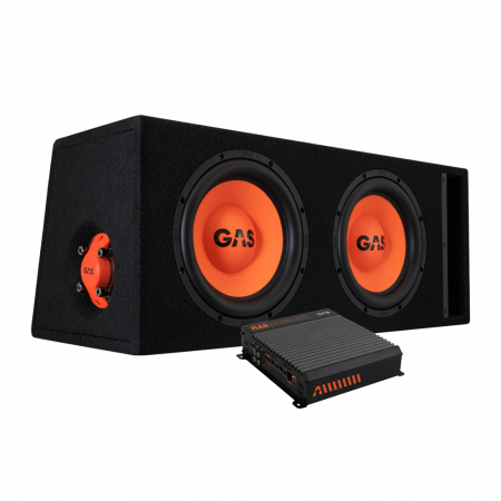 GAS MAD B2-210 2x10 tommer & MAD A2-600.1DFL, baspakke i gruppen Pakkeløsninger / Pakker til bilen / Baspakke hos BRL (SETMADB2210PKT3)