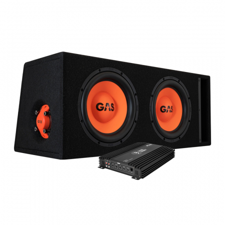 GAS MAD B2-210 2x10 tommer & Play Power 600.1, baspakke i gruppen Pakkeløsninger / Pakker til bilen / Baspakke hos BRL (SETMADB2210PKT4)