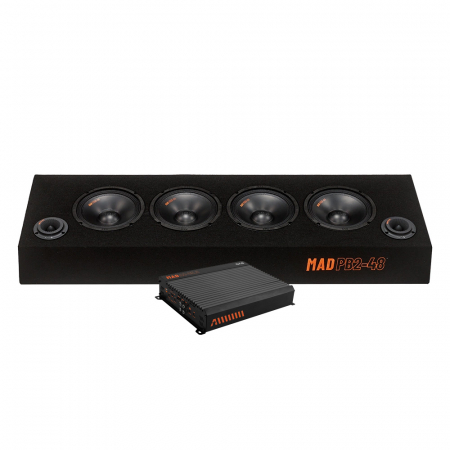 GAS MAD PB2-48 & MAD A2-85.2, raggerpakke i gruppen Pakkeløsninger / Pakker til bilen / SPL-pakke hos BRL Electronics (SETMADPB248PKT6)