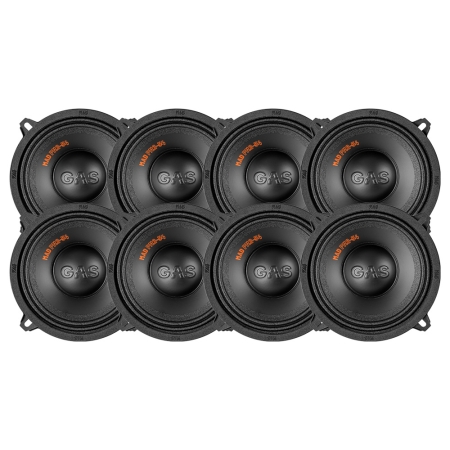 8-pack GAS MAD PM2-54, 5,25 tommers midbaser i gruppen Pakkeløsninger / Pakker til bilen / SPL Højttalerpakke hos BRL (SETMADPM254X8)