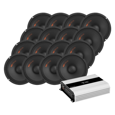 16-pack GAS MAD PM2-84 med Bass Habit SP5504FR, SPL-pakke i gruppen Pakkeløsninger / Pakker til bilen / SPL Højttalerpakke hos BRL (SETMADPM284PKT7)