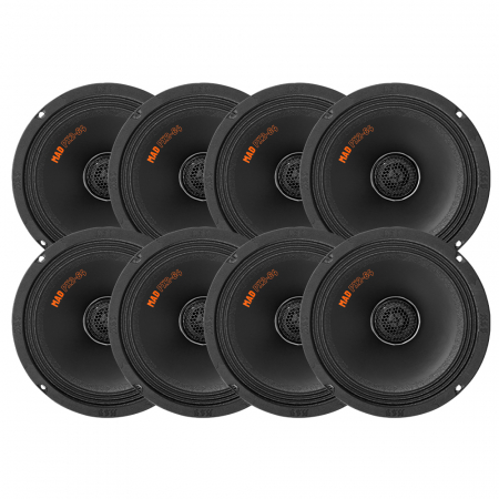 8-pak GAS MAD PX2-64, fantastisk 6.5 tommer koaksialhøjttaler i gruppen Bilstereo / Bilhøjttalere / Coaxialhøjttalere hos BRL Electronics (SETMADPX264X8)