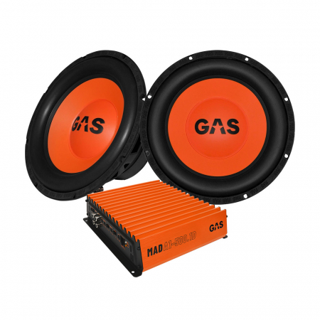 2-pack GAS MAD S1-104 & MAD A1-500.1D, 10