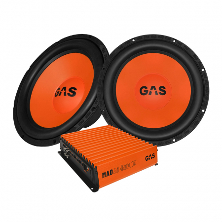 2-pak GAS MAD S1-124 & MAD A1-500.1D, 12