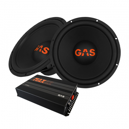 2-pak GAS MAD S2-15D2 & MAX A2-800.1D, baspakke i gruppen Pakkeløsninger / Pakker til bilen / Baspakke hos BRL (SETMADS215D2PKT1)