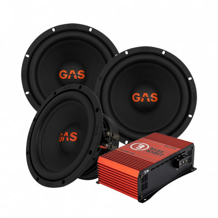 3-pack GAS MAD S2-8D2 & Bass Habit SE1200.1DF, baspaket till jänkare i gruppen Pakkeløsninger / Pakker til bilen / Baspakke hos BRL Electronics (SETMADS28D2PKT5)