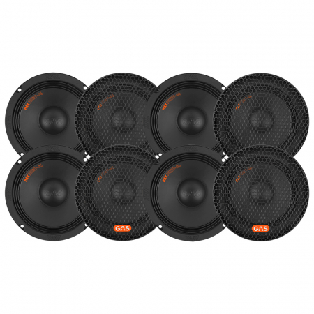 8-pak GAS MAX PMW1-64, 6.5 tommer bas/midbas i gruppen Bilstereo / Bilhøjttalere / Bas-/Mellemtoner / Midbas UDSALG hos BRL Electronics (SETMAXPMW164X8)