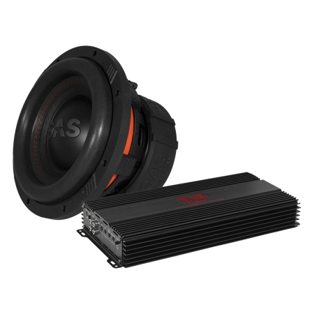GAS MAX S1-10D2 med Bass Habit RA3600W, 1x10 baspakke i gruppen Pakkeløsninger / Pakker til bilen / Baspakke hos BRL (SETMAXS110D2PKT4)