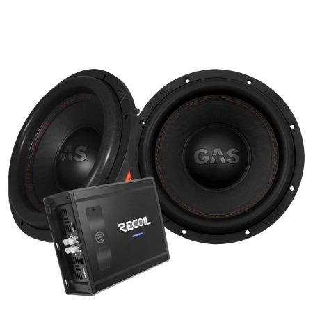 2-pak GAS MAX S1-12D1 med Recoil DII 3300.1, 2x12