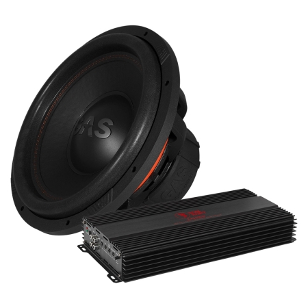 GAS MAX S1-15D2 med Bass Habit RA3600W, 1x15 baspakke i gruppen Pakkeløsninger / Pakker til bilen / Baspakke hos BRL (SETMAXS115D2PKT3)