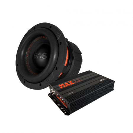 GAS MAX S1-8D1 & MAX A2-800.1D, baspakke i gruppen Pakkeløsninger / Pakker til bilen / Baspakke hos BRL Electronics (SETMAXS18D1PKT1)