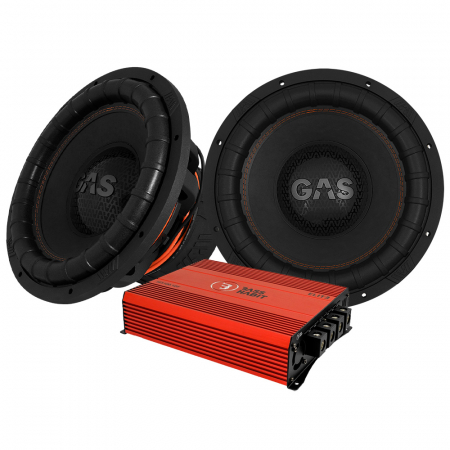 2-pack GAS MAX S2-15D1 & SPL ELITE 5100.1DF, baspaket i gruppen Pakkeløsninger / Pakker til bilen / Baspakke hos BRL Electronics (SETMAXS215D1PKT2)