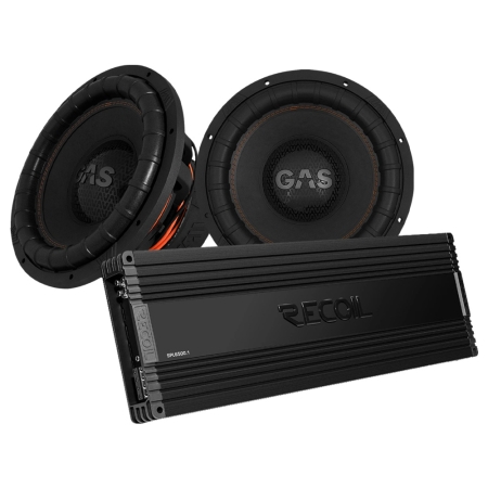2-pak GAS MAX S2-15D1 med Recoil SPL6500.1, 2x15