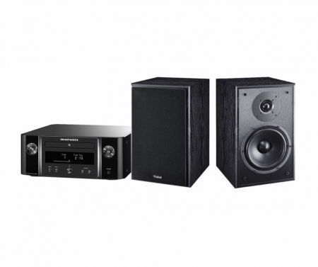 Marantz MCR-612 & sorte Magnat Monitor S30, stereopakke i gruppen Pakkeløsninger / Pakker til hjemmet / Stereopakker hos BRL Electronics (SETMCR612PKT3)
