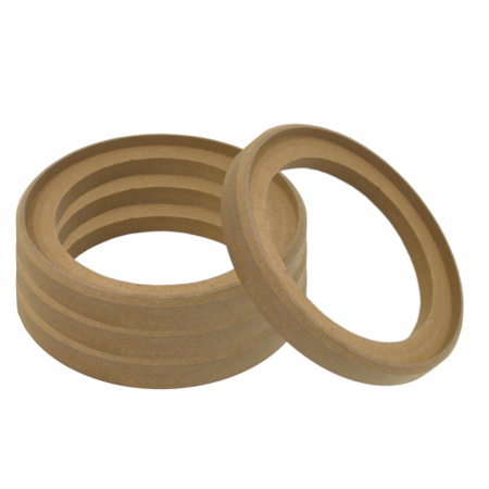 4-pack försänkta MDF-ringar, 10 tum i gruppen Bilstereo / Tilbehør / Byggematerialer / MDF-ringe hos BRL Electronics (SETMDFRING10X4)