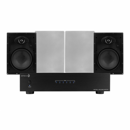 Dayton Audio MA1240 & 2 par ME825W indbygningshøjttalere i gruppen Pakkeløsninger / Pakker til hjemmet / Multiroompakker hos BRL Electronics (SETME825WPKT3)