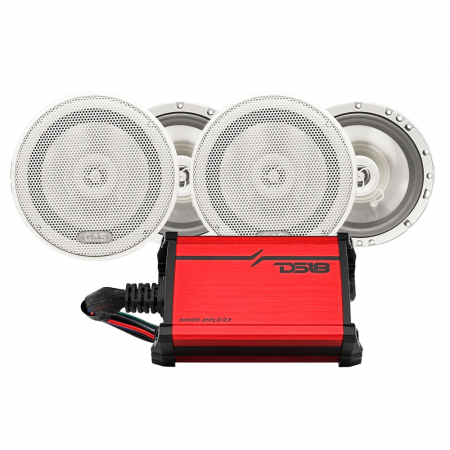 DS18 MP.4A og 2 par GAS MS62, marinpakke i gruppen Bilstereo / Marine / Marinepakke hos BRL (SETMP4APKT1)