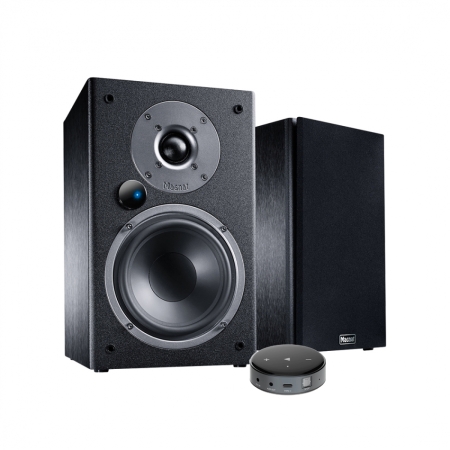 Magnat Monitor Reference 2A med Wiim Mini streamer, stereopakke i gruppen Pakkeløsninger / Pakker til hjemmet / Stereopakker hos BRL (SETMR2APKT1)