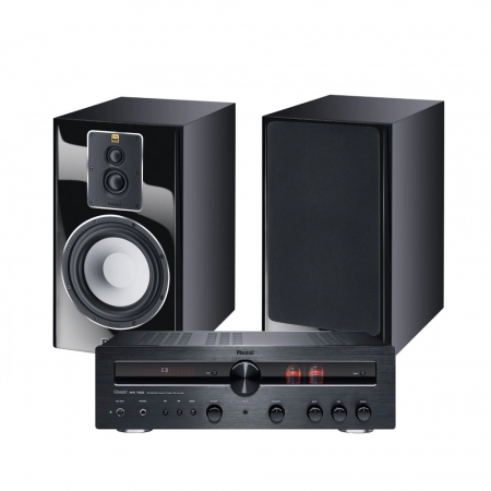 Magnat MR780 & Magnat Signature 703 svart, stereopaket i gruppen Pakkeløsninger / Pakker til hjemmet / Stereopakker hos BRL (SETMR780PKT5)