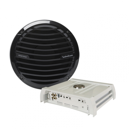Rockford Fosgate RM18D4 & DLS MRA22 i gruppen Bilstereo / Marine / Marinepakke hos BRL Electronics (SETMRA2RM18D4)
