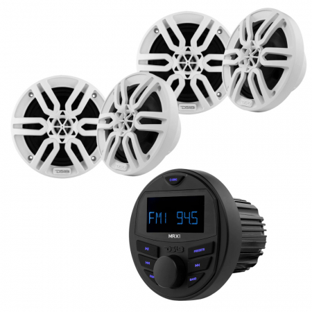 DS18 MRX1 og 2 par MP6, marinpakke i gruppen Bilstereo / Marine / Marinepakke hos BRL Electronics (SETMRX1PKT1)