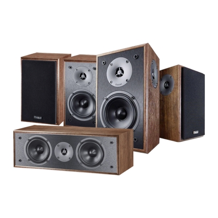 Magnat Monitor S kompakt 5.0 højttalerpakke i valnød i gruppen Pakkeløsninger / Pakker til hjemmet / Højttalerpakker hos BRL (SETMS10BPKT3)