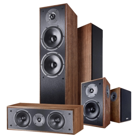Magnat Monitor S i valnød, Dolby Atmos 5.0 højttalerpakke i gruppen Pakkeløsninger / Pakker til hjemmet / Højttalerpakker hos BRL (SETMS80ATMBPKT4)