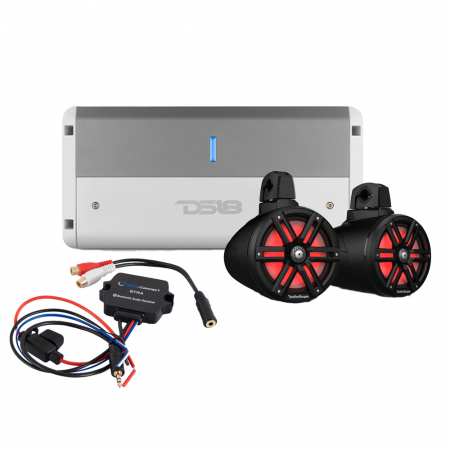 Rockford Fosgate M2WL & NXL-M4 med BT-adapter i gruppen Bilstereo / Marine / Marinepakke hos BRL Electronics (SETNXLM4PKT3)