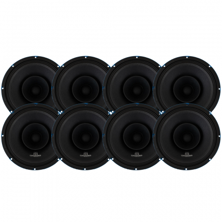 8-pack Hammer Tech Omni Class OCF250, 10tums mellanregister i gruppen Pakkeløsninger / Pakker til bilen / SPL Højttalerpakke hos BRL (SETOCF250PKT3)