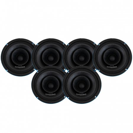 6-pack Hammer Tech Omni Class OCF165, 6.5tums mellanregister i gruppen Pakkeløsninger / Pakker til bilen / SPL Højttalerpakke hos BRL (SETOCF65PKT2)