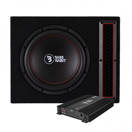Bass Habit Play 2 P2112 med Play Power 600.1 G2, baspaket i gruppen Pakkeløsninger / Pakker til bilen / Baspakke hos BRL (SETP2112PKT1)