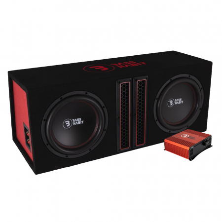 Bass Habit Play 2 P2212 & SPL ELITE 2100.1DF, baspaket i gruppen Pakkeløsninger / Pakker til bilen / Baspakke hos BRL (SETP2212PKT3)