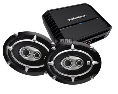 JBL T696 med Rockford Fosgate P300X2 i gruppen Pakkeløsninger / Pakker til bilen / Hattehyldepakke hos BRL Electronics (SETP300XT696)