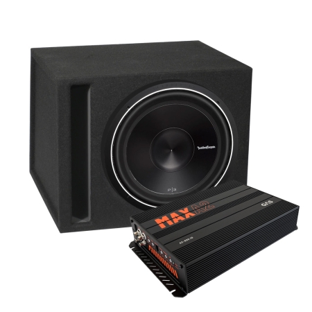 Rockford Fosgate P3D4-15 i kasse med forstærker, baspakke i gruppen Pakkeløsninger / Pakker til bilen / Baspakke hos BRL (SETP3D415PKT8)