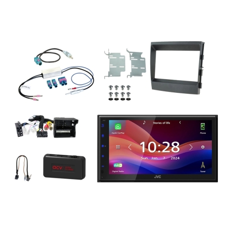 JVC KW-M695DBW bilstereopakke til Porsche Panamera 2009-2016 i gruppen Nyheder hos BRL (SETPANAMERAPKT3)