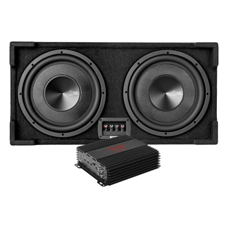Bass Habit PL2212SR med RA1200W, baspakke i gruppen Pakkeløsninger / Pakker til bilen / Baspakke hos BRL (SETPL2212SRPKT1)