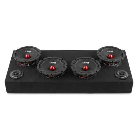 4 stk DS18 PRO-GM8B i raggarplanke med MAD PT2-254 horndiskanter i gruppen Nyheder hos BRL (SETPROGM8BPKT1)