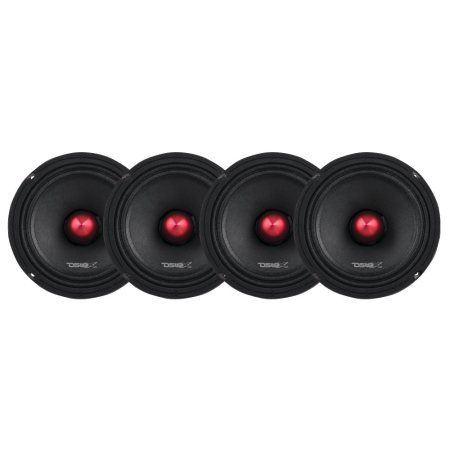 4-pak DS18 PRO-X6.4BM, 6,5-tommers midbas i gruppen Bilstereo / Bilhøjttalere / Bas-/Mellemtoner hos BRL (SETPROX64BMX4)