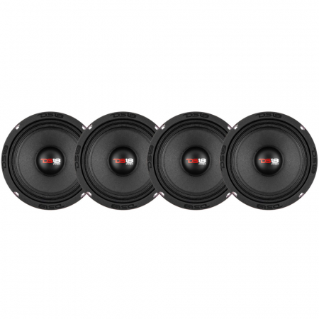 4-pack DS18 PRO-X6.4M, 6.5 tommers midbass i gruppen Bilstereo / Bilhøjttalere / Bas-/Mellemtoner / Midbas UDSALG hos BRL Electronics (SETPROX64MX4)