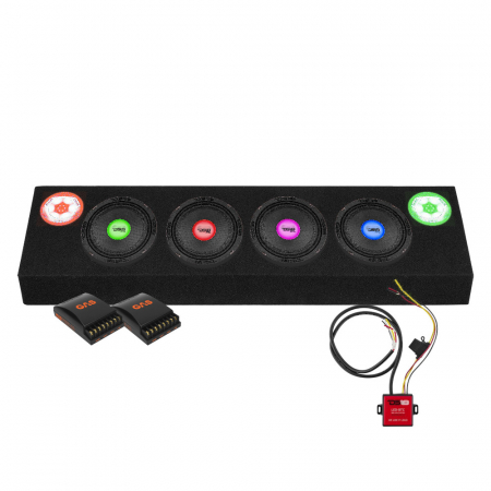 DS18 PRO-X6.4RGBCAP & TW1L i 6.5 tums RGB-raggarplanka i gruppen Bilstereo / Bilhøjttalere / SPL Box hos BRL Electronics (SETPROX64RGBCAPPKT2)