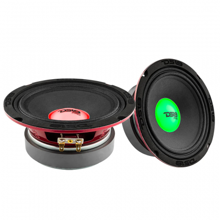 2-pack DS18 PRO-X6.4RGBCAP, 6.5 tommer midbass med RGB LED-belysning i gruppen Bilstereo / Bilhøjttalere / Bas-/Mellemtoner / Midbas UDSALG hos BRL Electronics (SETPROX64RGBCAPX2)