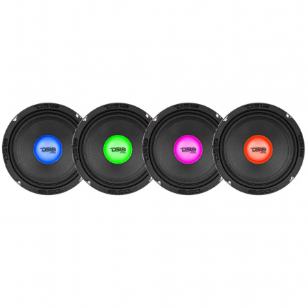 4-pack DS18 PRO-X6.4RGBCAP, 6.5 tums midbas med RGB LED-belysning i gruppen Bilstereo / Bilhøjttalere / Bas-/Mellemtoner hos BRL Electronics (SETPROX64RGBCAPX4)