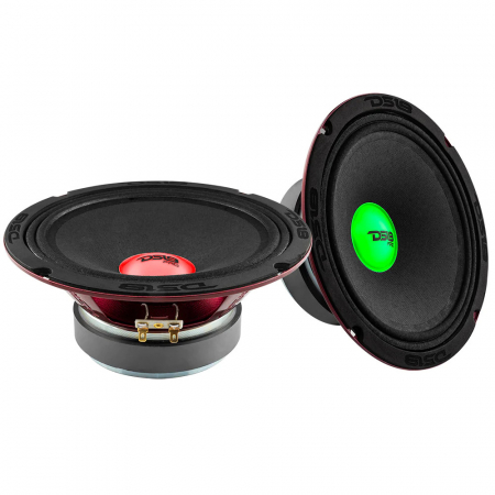 2-pack DS18 PRO-X8.4RGBCAP, 8 tommer midbass med RGB LED-belysning i gruppen Bilstereo / Bilhøjttalere / Bas-/Mellemtoner / Midbas UDSALG hos BRL Electronics (SETPROX84RGBCAPX2)