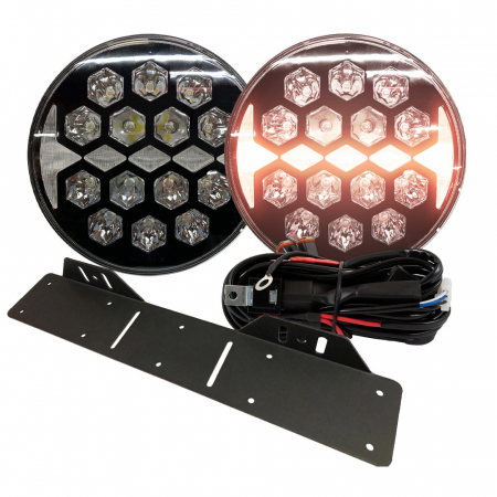 NIZLED Ekstralyspakke 2-pack R140DRL, 140W med beslag og kabelstamme i gruppen Kampagner / Lysende forår hos BRL Electronics (SETR140DRLPKT1)